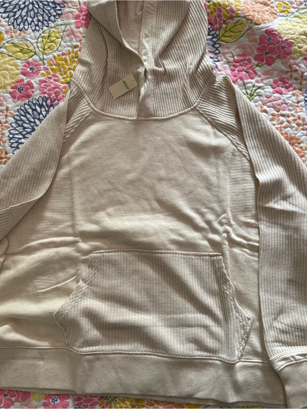 NWT xxl Aerie Essential Waffle Hoodie